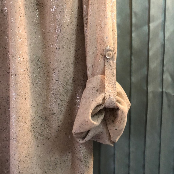 Ana Sheer Sparkly beige women’s blouse. Worn once - Picture 7 of 8